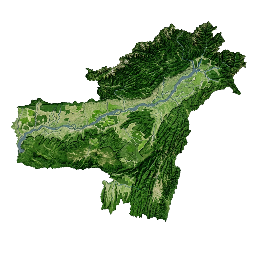 Assam Map Background